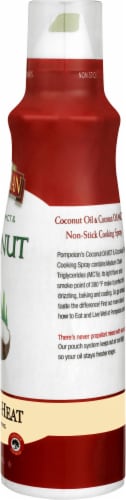 Pompeian Coconut Oil Non-Stick Cooking Spray Perspective: right