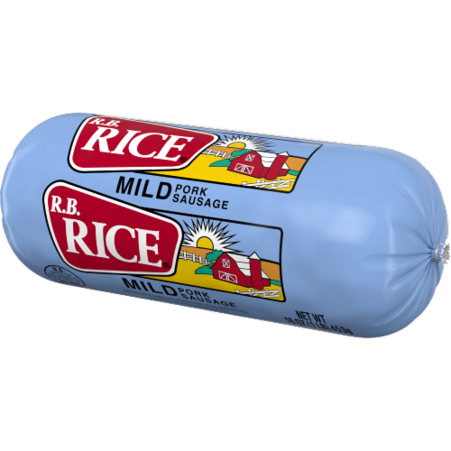 R.B. Rice® Mild Pork Sausage Roll Perspective: right