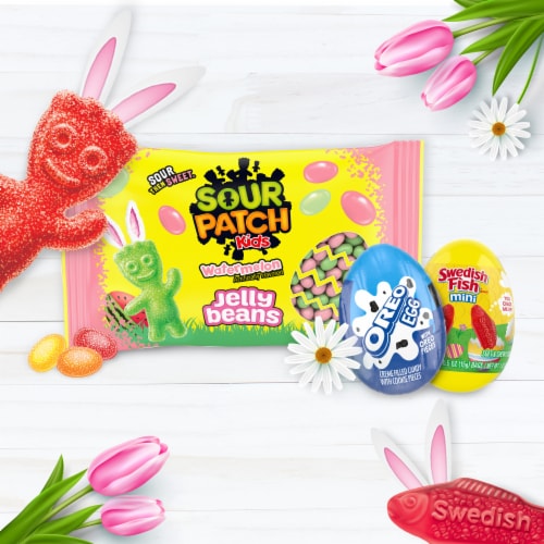 Swedish Fish Mini Soft & Chewy Easter Candy Easter Egg Perspective: right