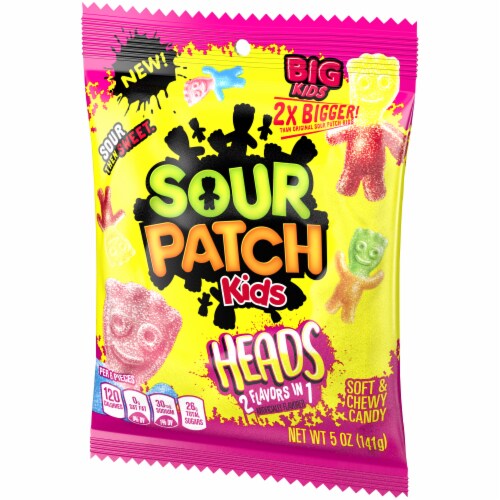 Sour Patch Kids Big Kids Heads Candy Perspective: right
