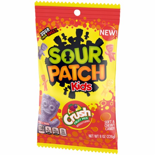 Sour Patch Kids Crush Fruit Mix Soft & Chewy Candy Perspective: right