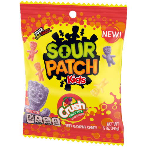 Sour Patch Kids Crush Fruit Mix Candy Perspective: right