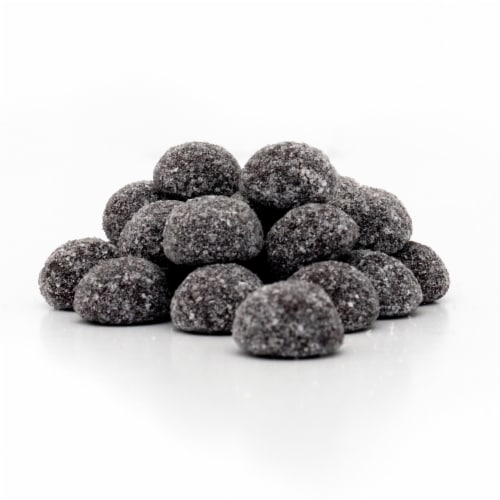 SOUR PATCH KIDS Coal Black Raspberry Soft & Chewy Holiday Candy Theater Box Perspective: right