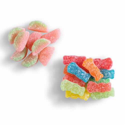SOUR PATCH KIDS Original & Watermelon Halloween Candy Variety Pack Perspective: right