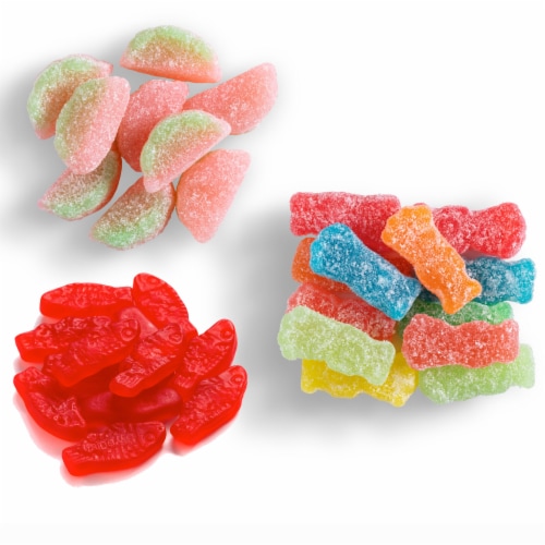 SOUR PATCH KIDS & SWEDISH FISH Mini Halloween Candy Variety Pack Perspective: right