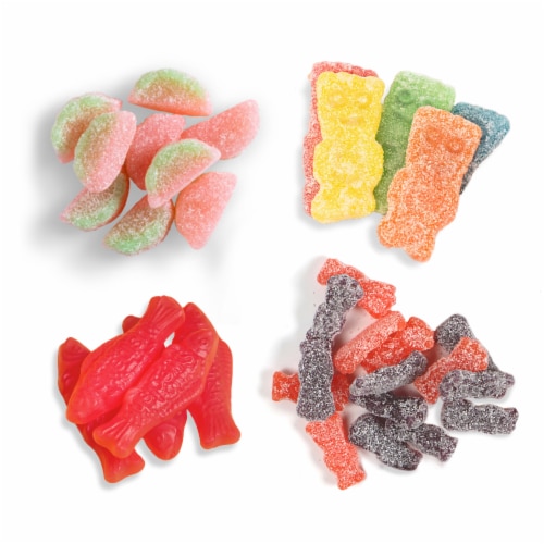 SOUR PATCH KIDS and SWEDISH FISH Soft & Chewy Halloween Candy Variety Pack Perspective: right