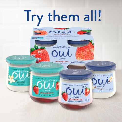 Oui by Yoplait Pumpkin Caramel Whole Milk French Style Yogurt Jar Perspective: right
