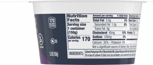 :ratio™ Protein Mixed Berry Greek Yogurt Cup Perspective: right