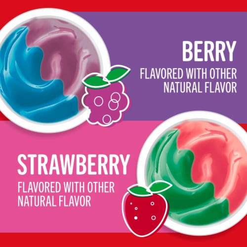 Yoplait Low Fat Yogurt Berry and Strawberry Perspective: right