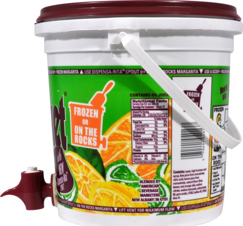 Master of Mixes Big Bucket Premium Margarita Mixer Perspective: right