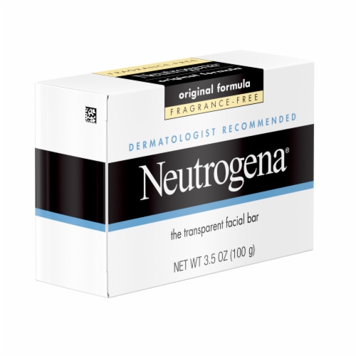 Neutrogena Cleansing Facial Bar Soap Fragrance-Free with Glycerin Perspective: right