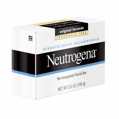 Neutrogena Cleansing Facial Bar Soap Fragrance-Free with Glycerin Perspective: right