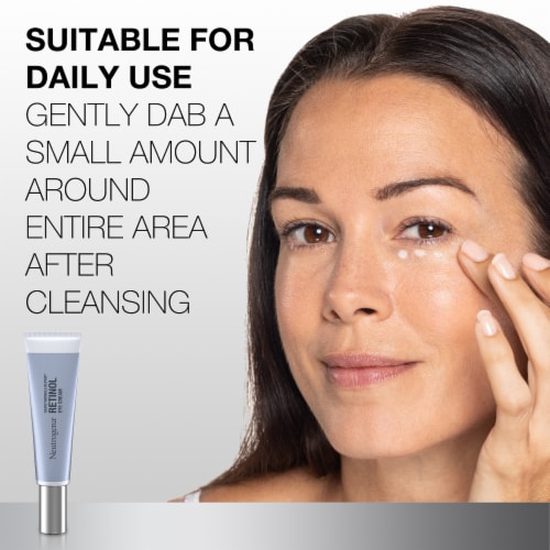Neutrogena Rapid Wrinkle Repair Retinol Eye Cream for Dark Circles with Retinol & Hyaluronic Acid Perspective: right
