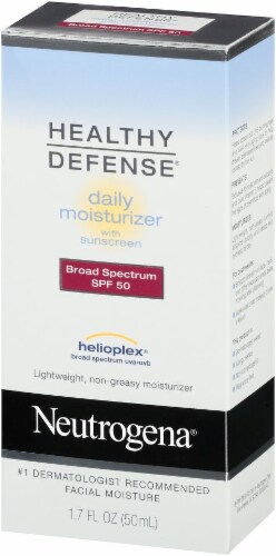 Neutrogena Healthy Defense Daily Moisturizer Sunscreen SPF 50 Perspective: right