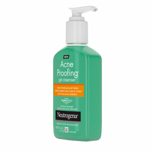 Neutrogena Acne Proofing Salicylic Acid Facial Gel Cleanser 6 oz Gerbes Super Markets