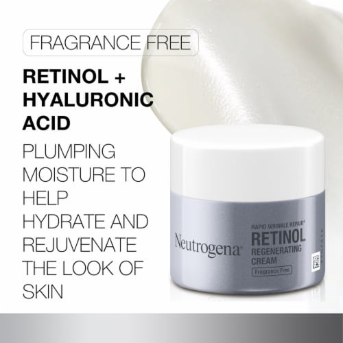 Neutrogena Rapid Wrinkle Repair Fragrance-Free Retinol Regenerating Cream Perspective: right