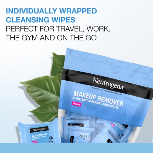 Neutrogena Makeup Remover Cleansing Towelette Singles Perspective: right