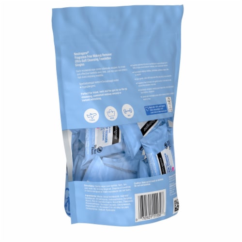 Neutrogena Fragrance Free Makeup Remover Cleansing Towelettes Perspective: right