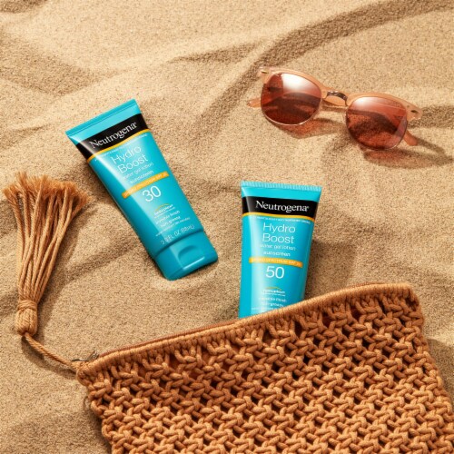 Neutrogena Hydro Boost Sunscreen Lotion Broad Spectrum SPF 30, Non-Greasy & Moisturizing Perspective: right