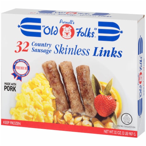 Purnell's Old Folks® Country Sausage Skinless Links Perspective: right