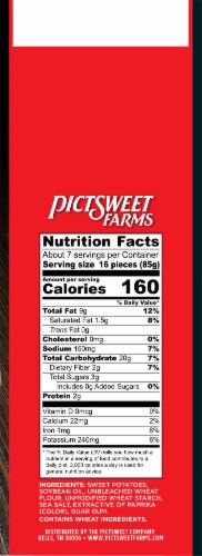 Pictsweet Farms® Crinkle Cut Sweet Potato Fries with Sea Salt Perspective: right