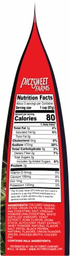Pictsweet Farms® Southern Cooking Seasoned Collared Greens Perspective: right