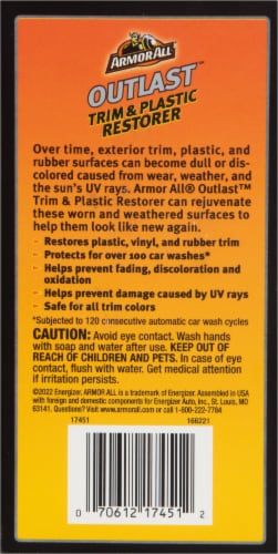 Armor All® Outlast™ Trim and Plastic Restorer Perspective: right