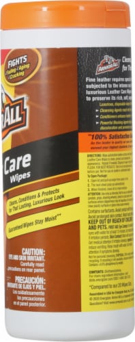 Armor All® Leather Care Wipes Perspective: right