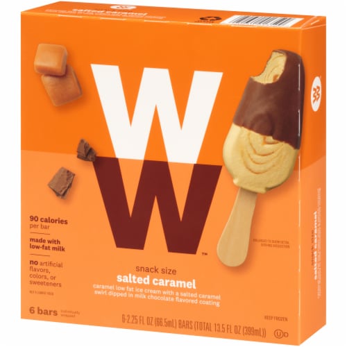 Weight Watchers™ Salted Caramel Ice Cream Bars Perspective: right