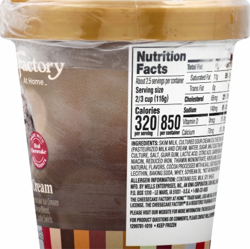 The Cheesecake Factory At Home™ Cookies & Cream Cheesecake Ice Cream Perspective: right
