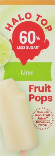 Halo Top® Lime Fruit Pops Perspective: right