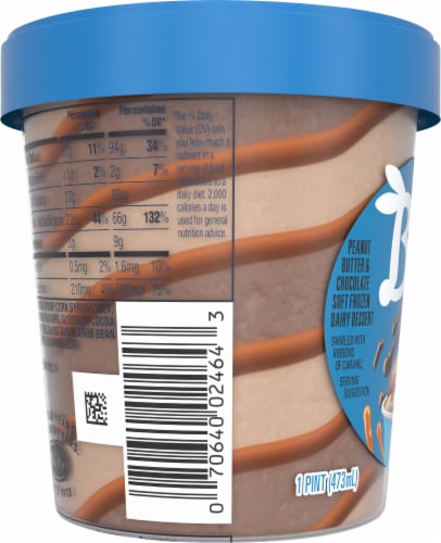 Blue Bunny® Candy Bar Twist Ice Cream Pint Perspective: right