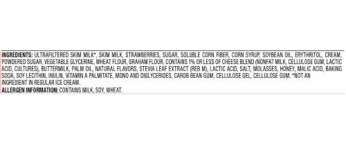 Halo Top Strawberry Cheesecake Light Ice Cream Perspective: right