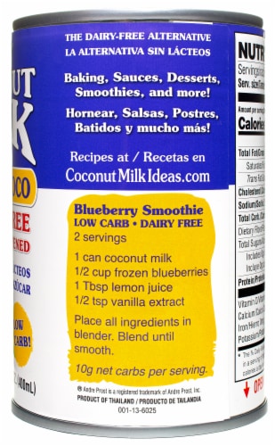 Andre Prost® Dairy Free Unsweetened Coconut Milk Perspective: right
