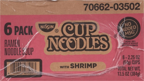 Nissin® Shrimp Cup Noodles® Perspective: right