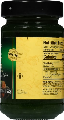 Reese® Jellied Mint Sauce with Mint Leaves Perspective: right
