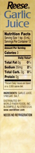 Reese® Garlic Juice Perspective: right