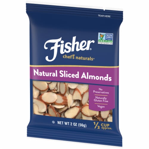 Fisher Chef's Naturals Sliced Almonds Perspective: right