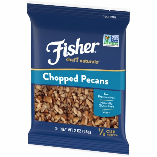 Fisher Chef's Naturals Chopped Pecans Perspective: right