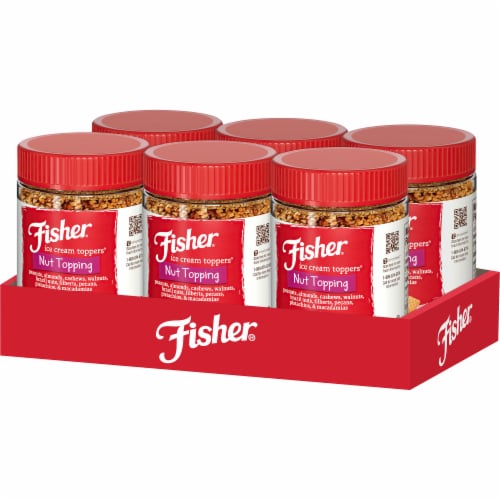 Fisher Nut Mixed Nut Variety Topping Perspective: right