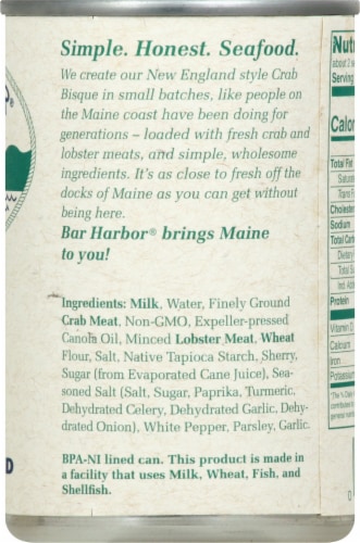 Bar Harbor New England Style Crab Bisque Perspective: right
