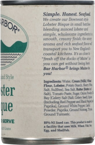 Bar Harbor® New England Style Lobster Bisque Canned Soup Perspective: right