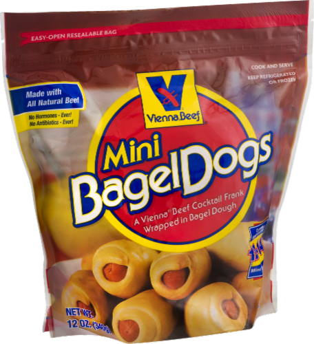 Vienna® Beef Mini Bagel Dogs Perspective: right