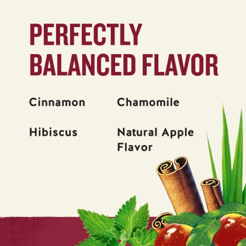 Celestial Seasonings® Cinnamon Apple Spice Herbal Tea Bags Perspective: right