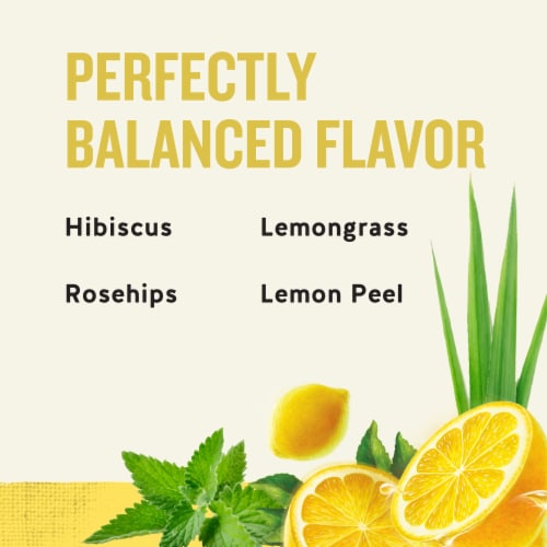 Celestial Seasonings Lemon Zinger Herbal Tea Bags Perspective: right