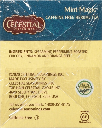 Celestial Seasonings® Mint Magic® Herbal Tea Bags Perspective: right