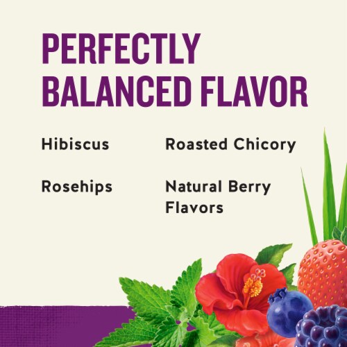 Celestial Seasonings® Caffeine Free Wild Berry Zinger® Herbal Tea Bags Perspective: right