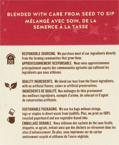 Celestial Seasonings® Candy Cane Lane® Decaf Green Holiday Tea Bags Perspective: right