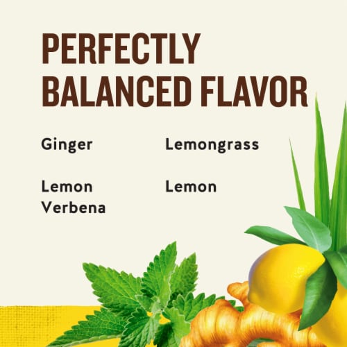 Celestial Seasonings® Jammin' Lemon Ginger Tea Perspective: right