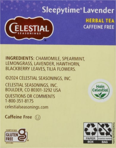 Celestial Seasonings® Sleepytime® Lavender Herbal Tea Perspective: right